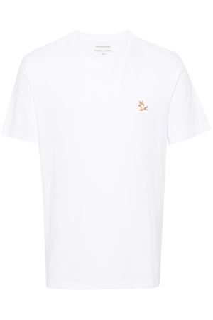 White cotton T-shirt MAISON KITSUNÉ PARIS | LM00110KJ0008P100